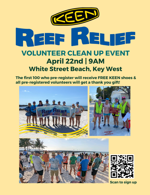 reef relief event flyer